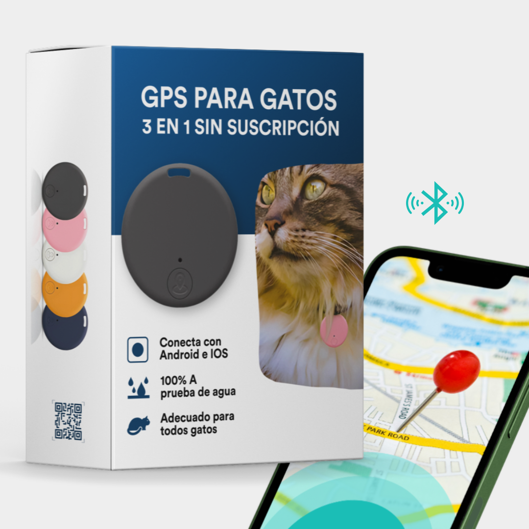 GPS para Gatos, Localizador Gatos Sin Suscripción - Aldercrest